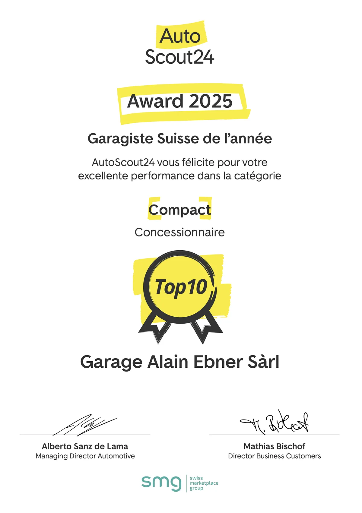 Autoscout24 Award Certificate _17
